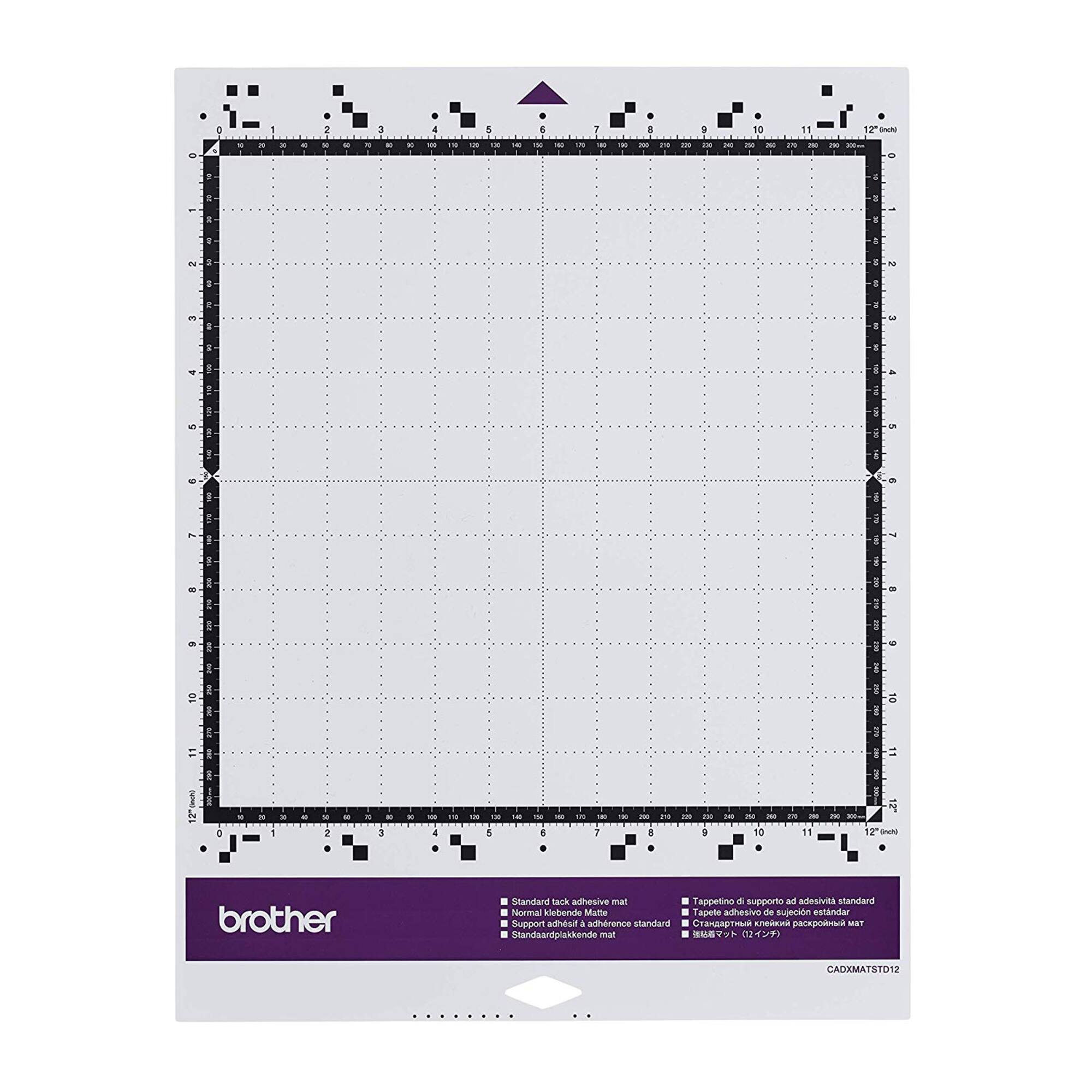 Brother Standard Tack Adhesive Mat, 12" x 12"